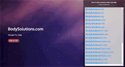 Desktop Screenshot of bodysolutions.com